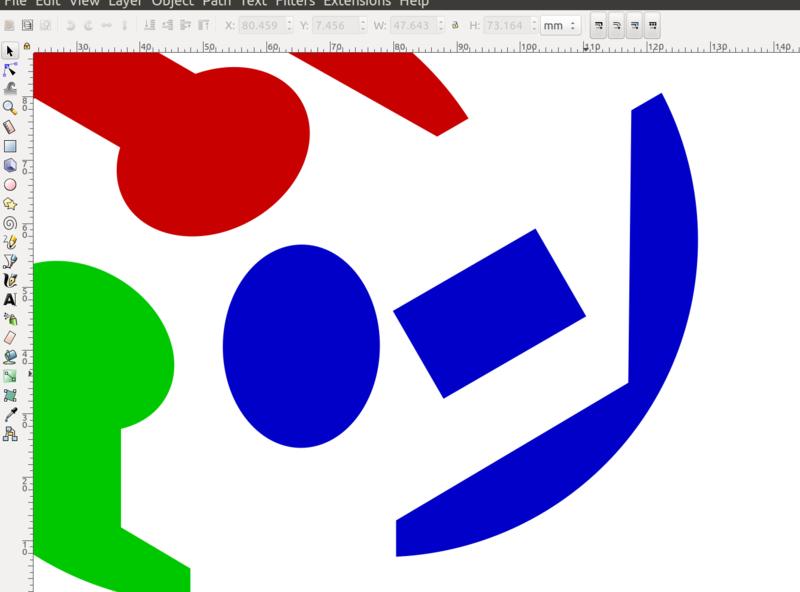 Screenshot Inkscape FabLab Logo WIP
