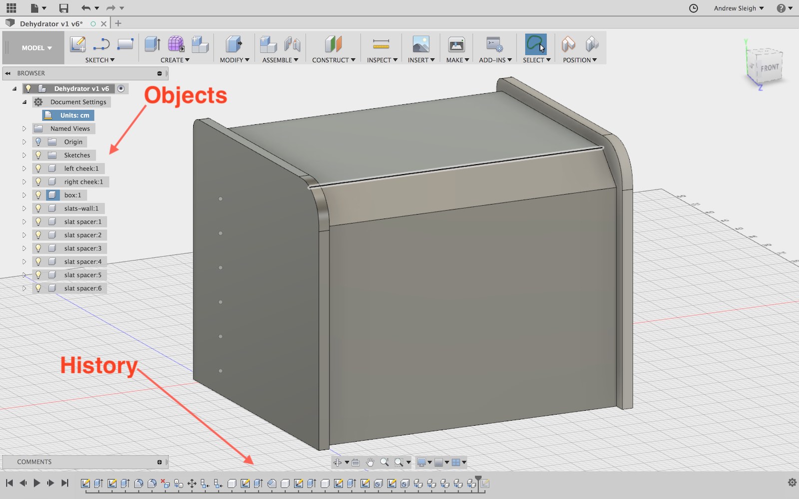 Modelling in Fusion 360