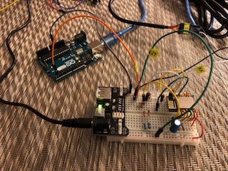 connected to arduino