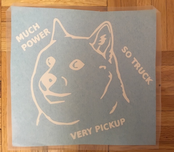 Doge sticker