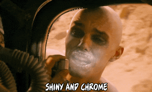 Mad Max shiny and chrome gif