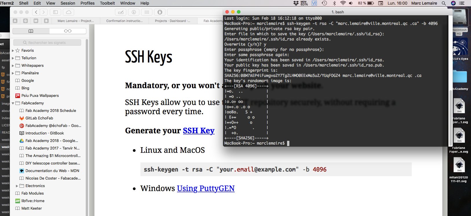 Creating my ssh public key