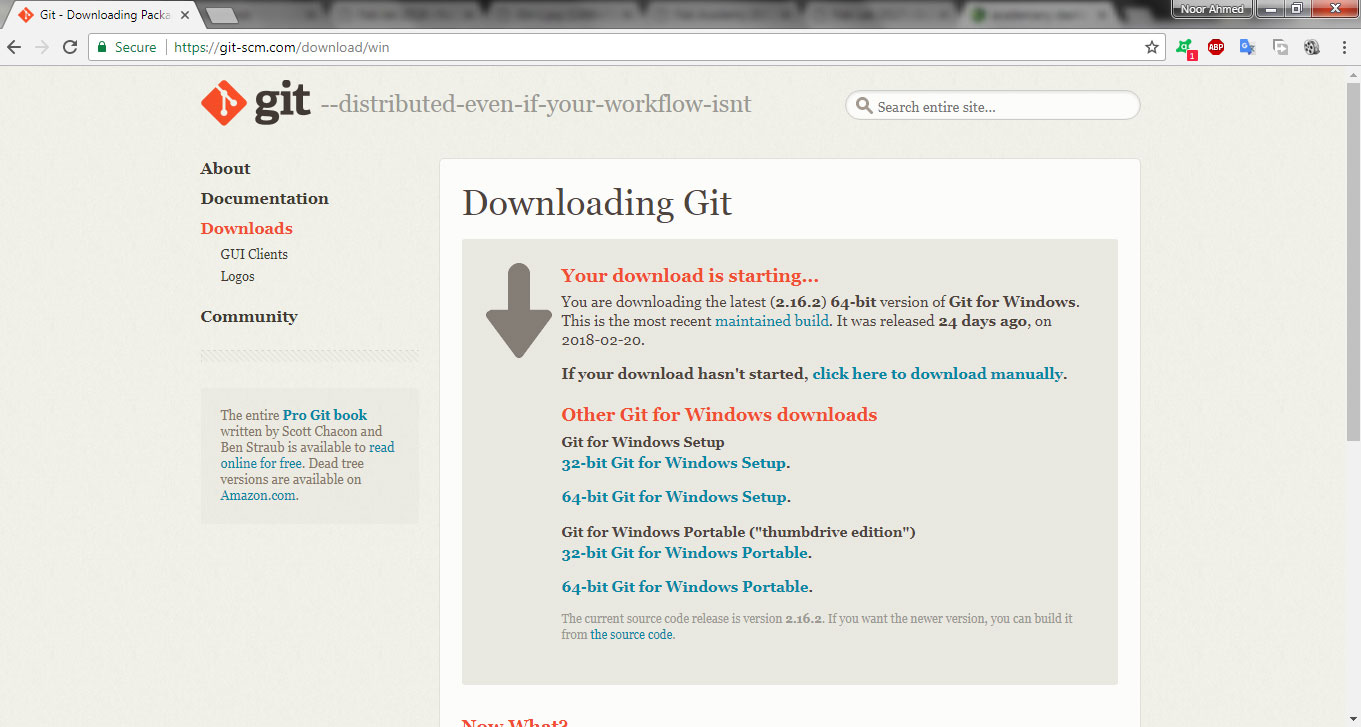 git download page