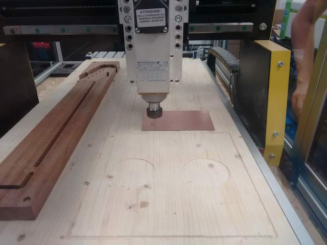 Milling machine in action