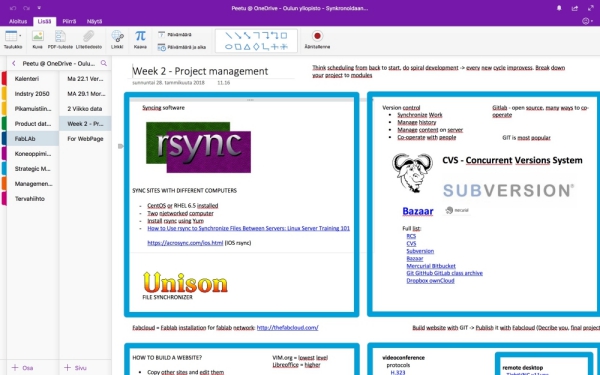 Onenote view