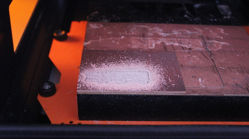 Img: After milling traces