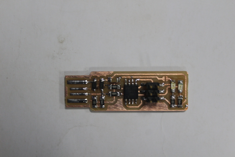 Img: Soldered components