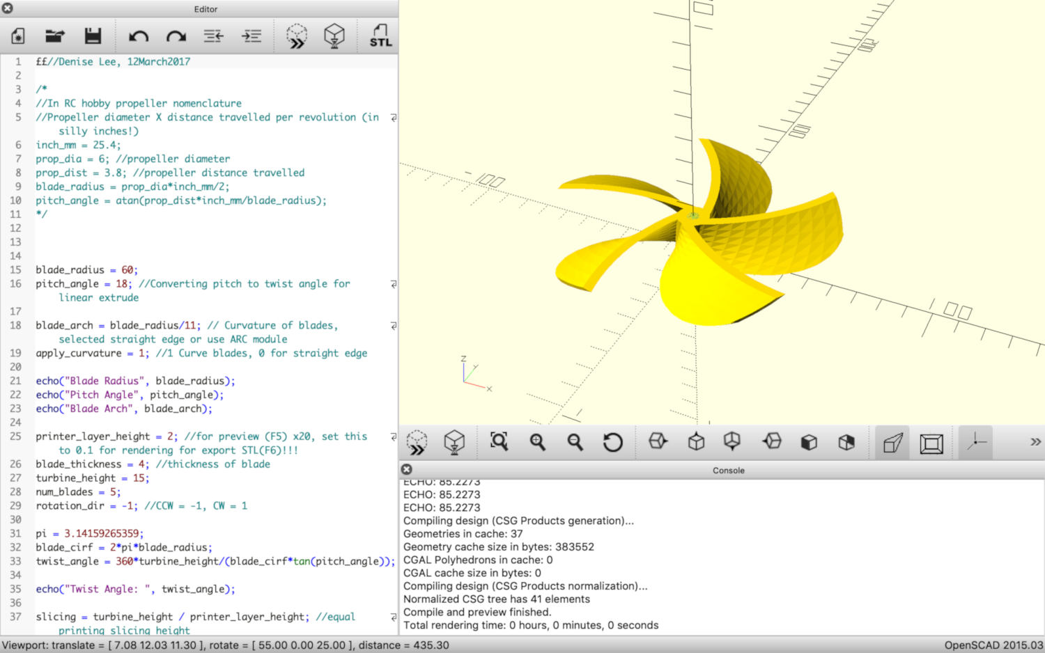 this is an image of this OpenJScad project