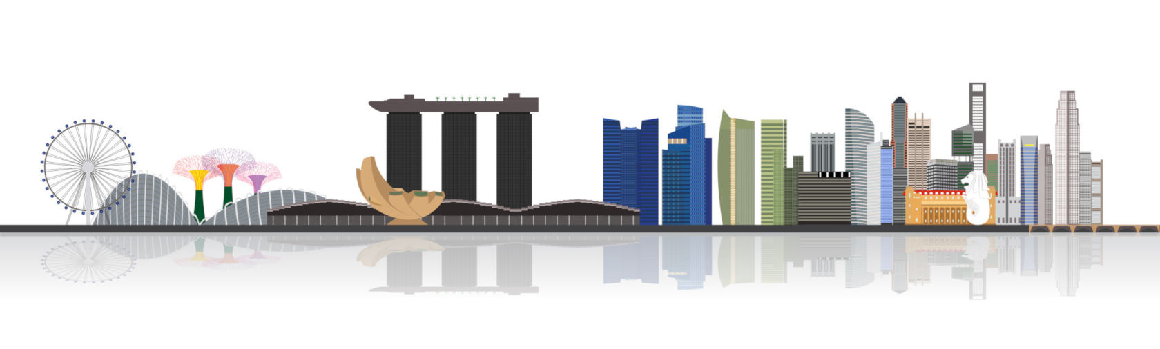 Singapore Skyline illustration from https://www.dreamstime.com/