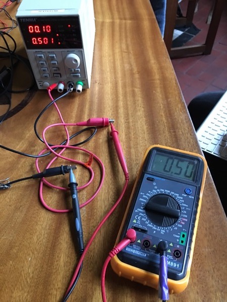 output check with multimeter