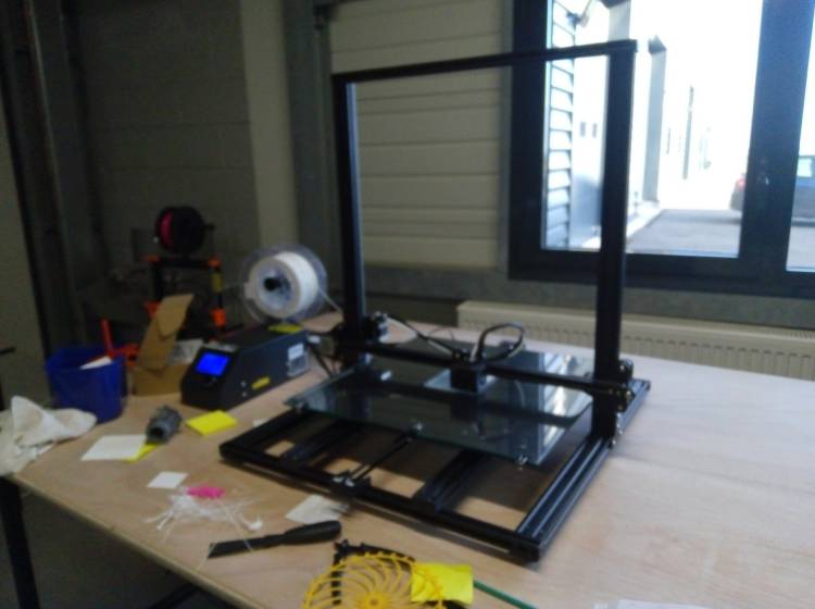 3D printer at the lab.
