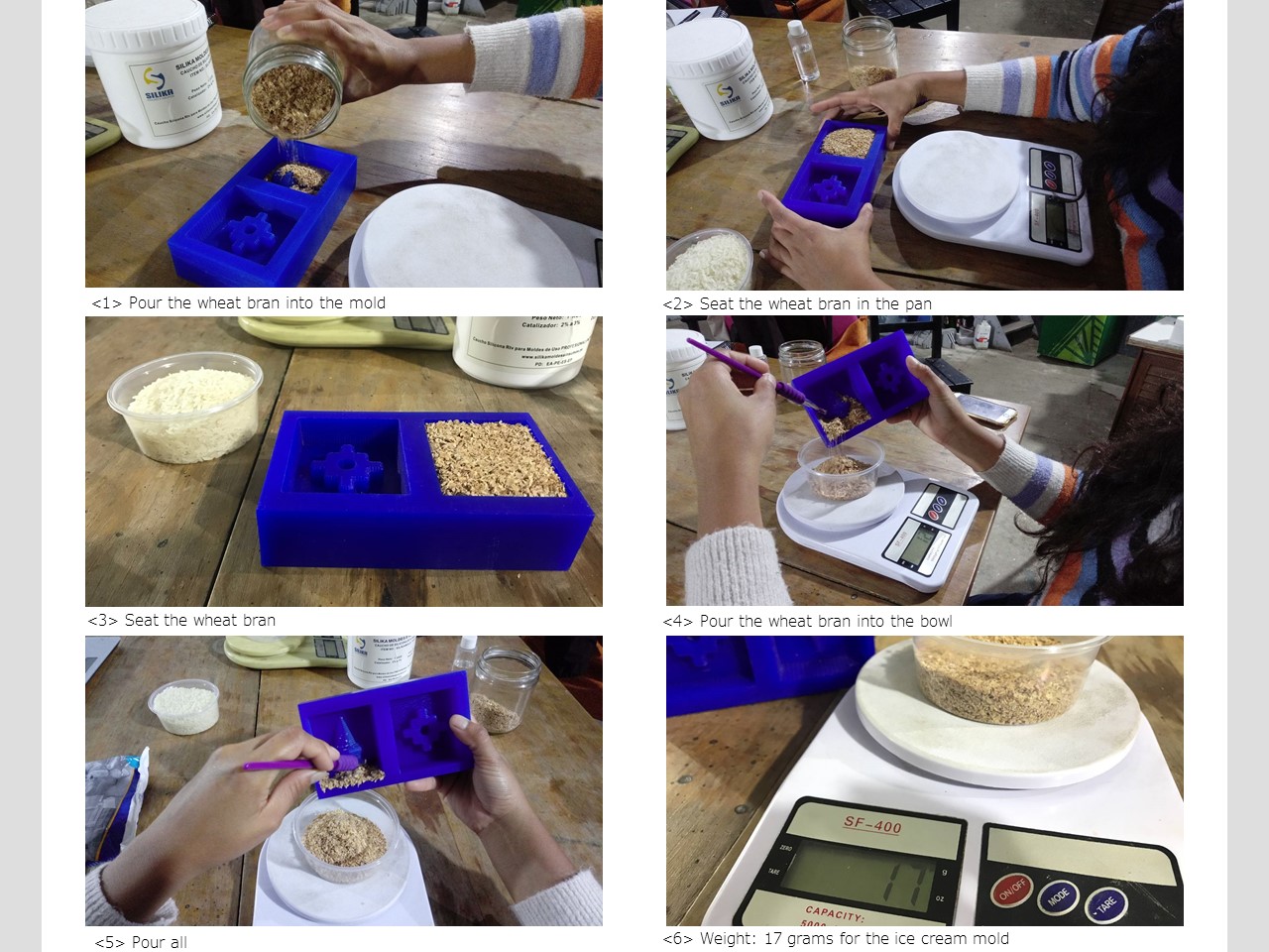 Measurement with Wheat Bran