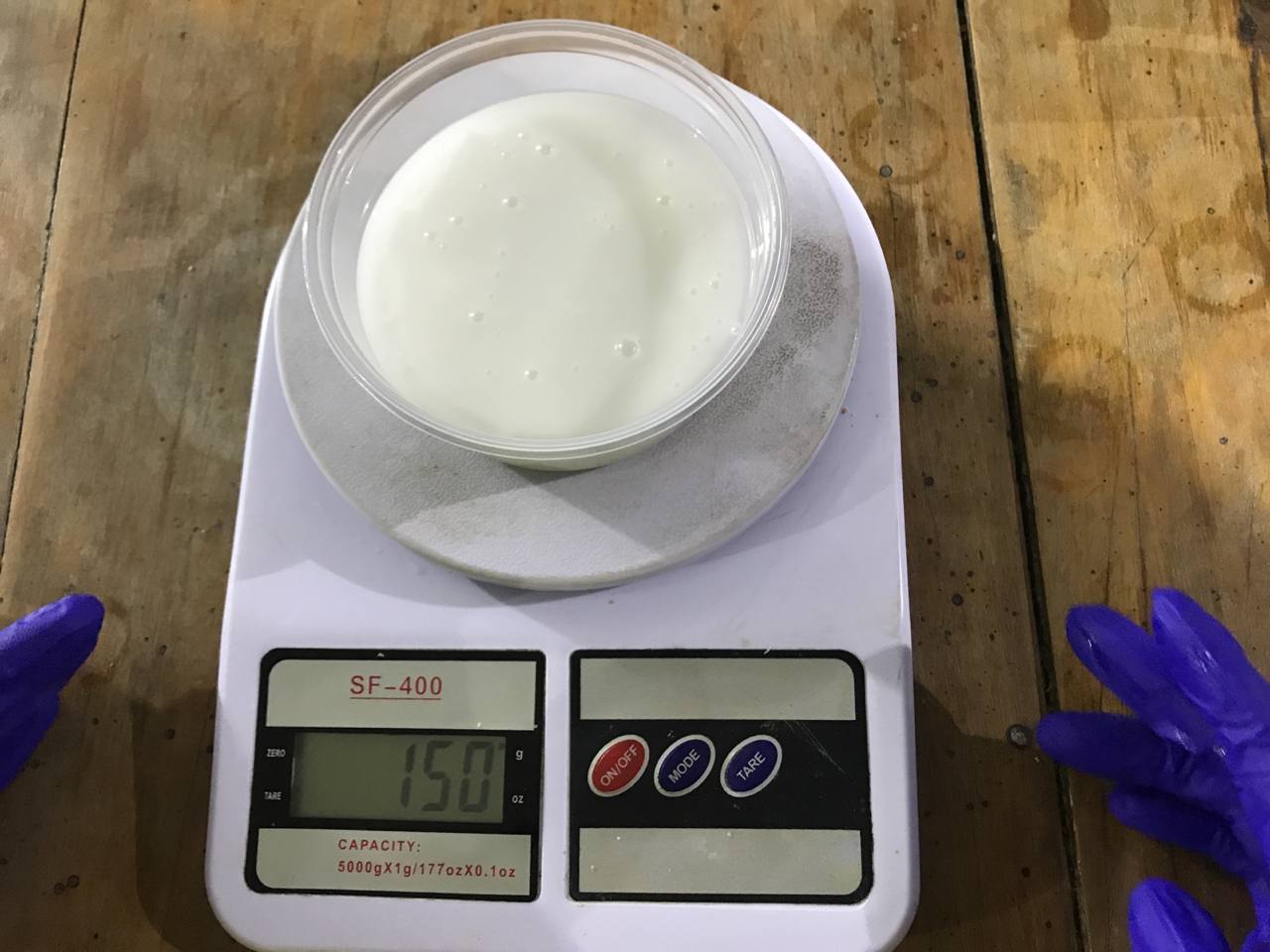 150 grams of Silicone