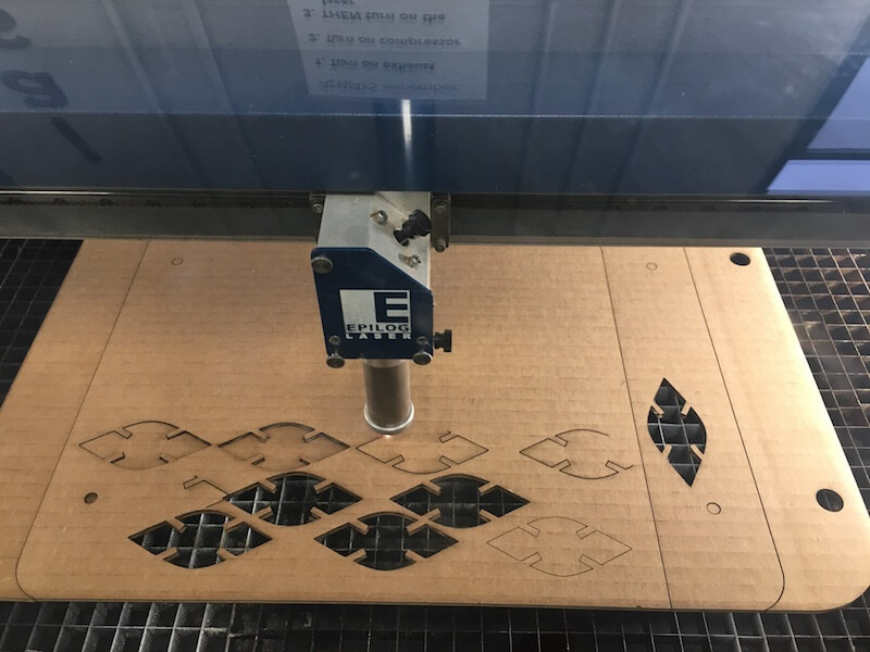 laser cut cardboard