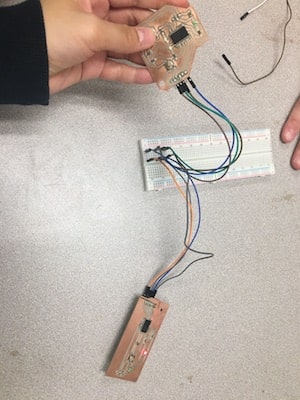 2 PCBs connected